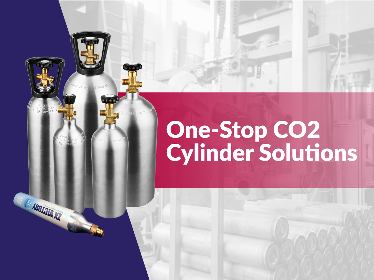 CO2Cylinder Aluminum Cylinder Gas Cylinder TPED DOT