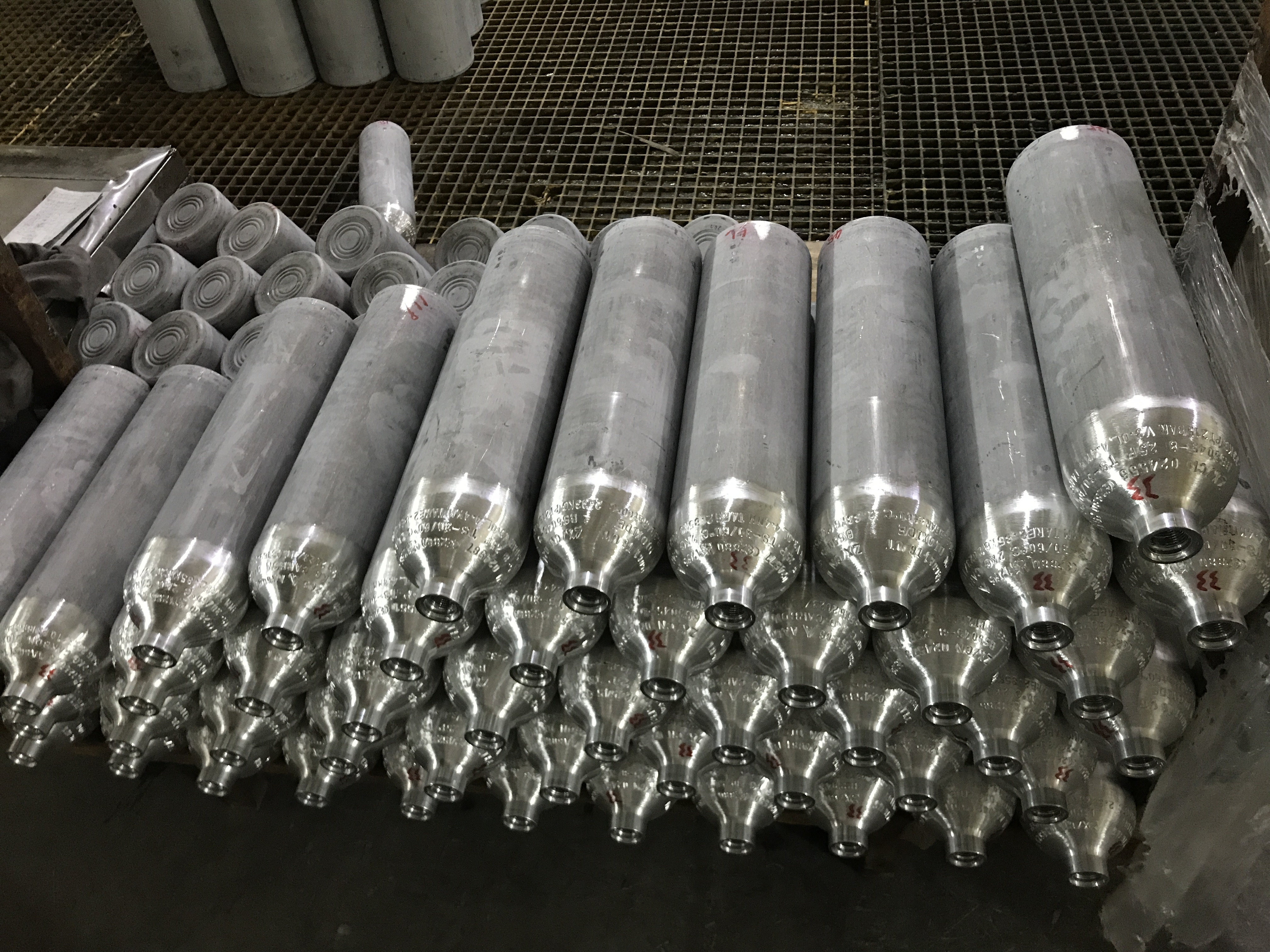 ZX factory supply aluminum cylinder nitrogen tank for food beverage industry